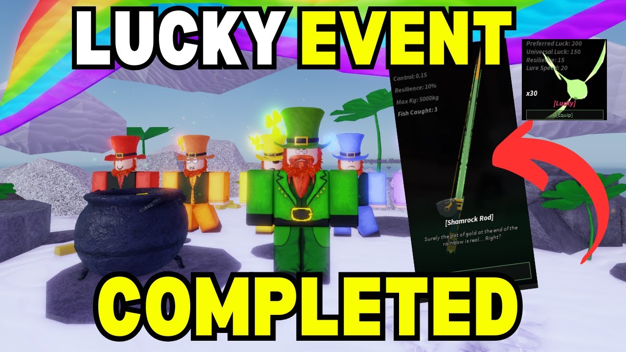 How To Complete Lucky Event In Roblox FISCH YouTube 