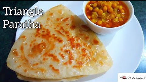 Very Soft Triangle Paratha Recipe | Easy and Quick Step by Step Process