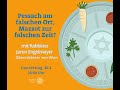 Pessach am falschen ort mazzot zur falschen zeitmit rabbiner jaron engelmayer