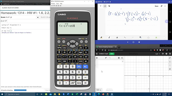 College Algebra - MyLab Math - HW#1: Question #16