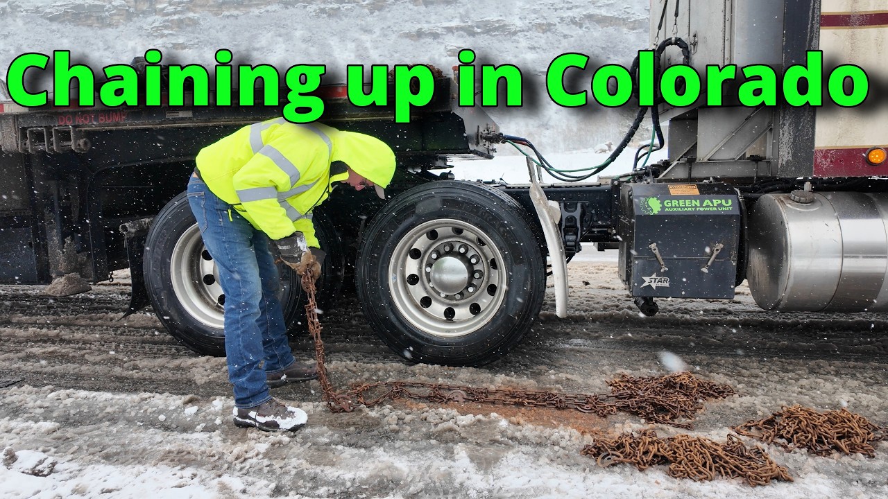 A tough day with the chains