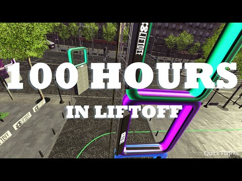 What 100 hours of Liftoff Drone Racing looks like