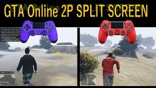 Gta Online 2 Player Split Screen Test Real Youtube