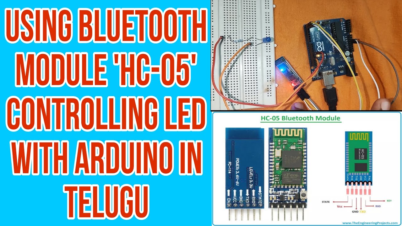 Using Bluetooth Module ' HC-05' To Control The Led Through Mobile With ...