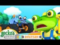 Monstertruck hat Aua｜Geckos Garage｜LKW für Kinder