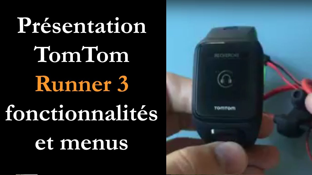 un parcours sur tomtom runner 3