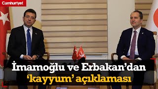 Ekrem İmamoğlu Ve Fatih Erbakandan Ortak Açıklama Neresini Anlatayım, Hepsi Garabet...