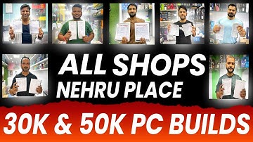 Best Gaming Pc Builds Shops in Nehru place Delhi | 30k & 50k Pc build in nehru place