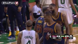 Isaiah Thomas & Tristan Thompson Exchange Words   Cavaliers vs Celtics   Game 1   2017 NBA Playoffs screenshot 4