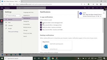 Turning Off Email Notifications in Outlook