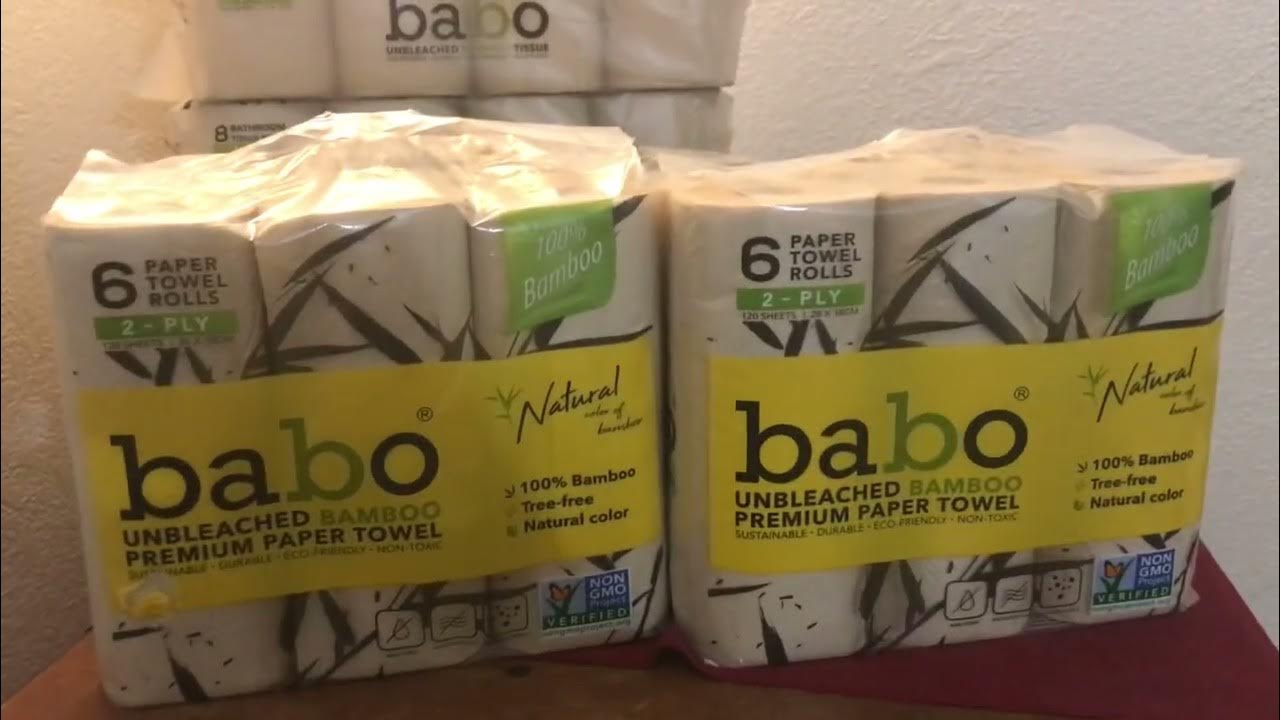 Babo Bath Tissue/Paper Towels 2 per package 📦!!! YouTube
