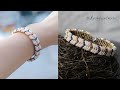 Easy to make chevron bracelet with only seed beads. Jewelry making tutorial
