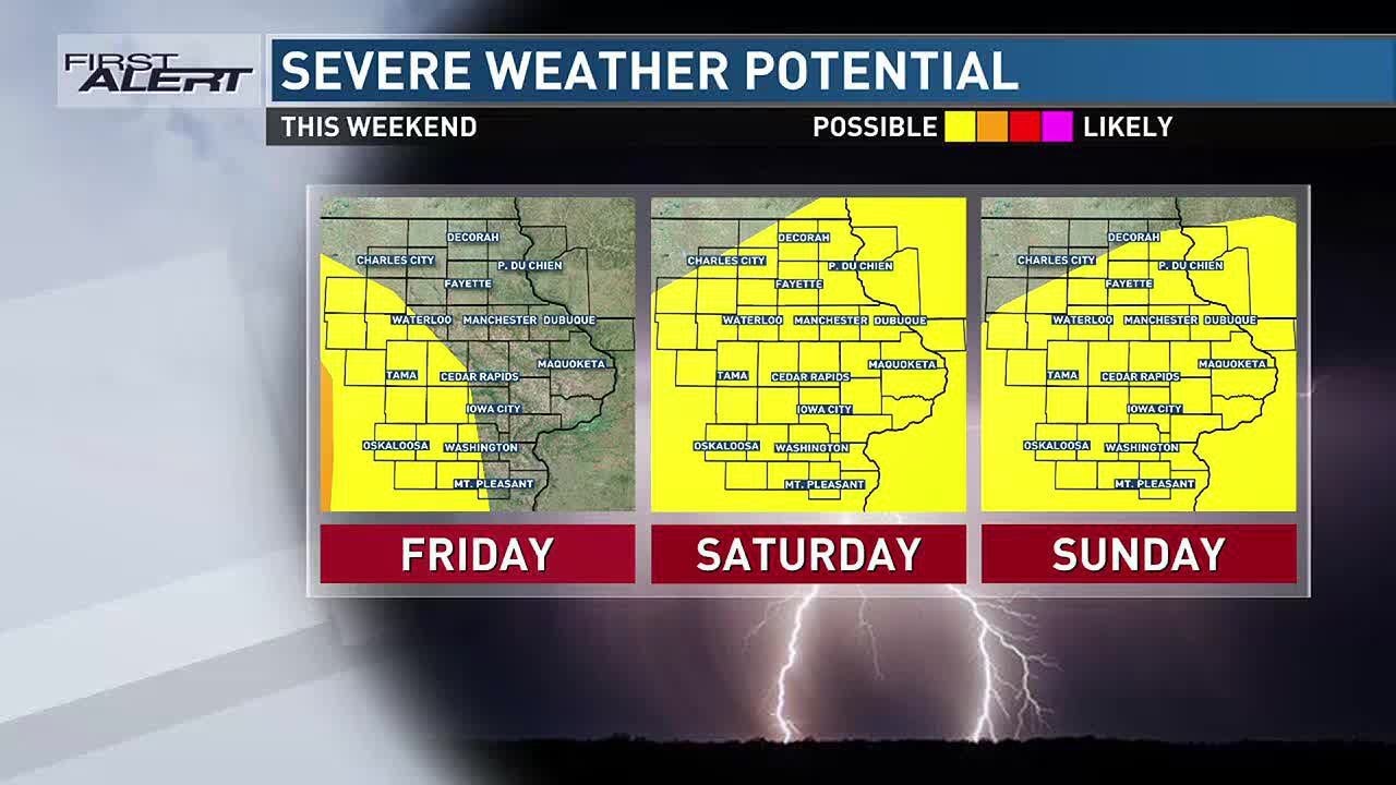 Your First Alert: The latest on weekend severe weather threat - YouTube