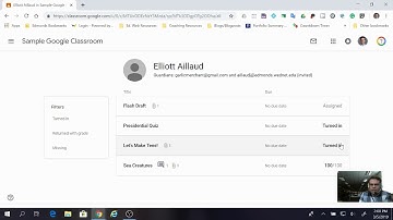 Google Classroom: Gradebook