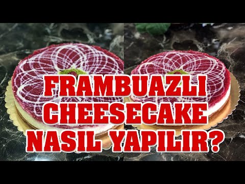 FRAMBUAZLI CHEESECAKE TARİFİ #EvdeKal