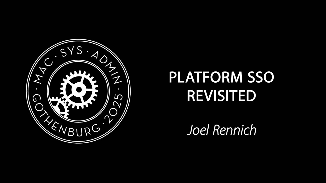 Platform SSO Revisited