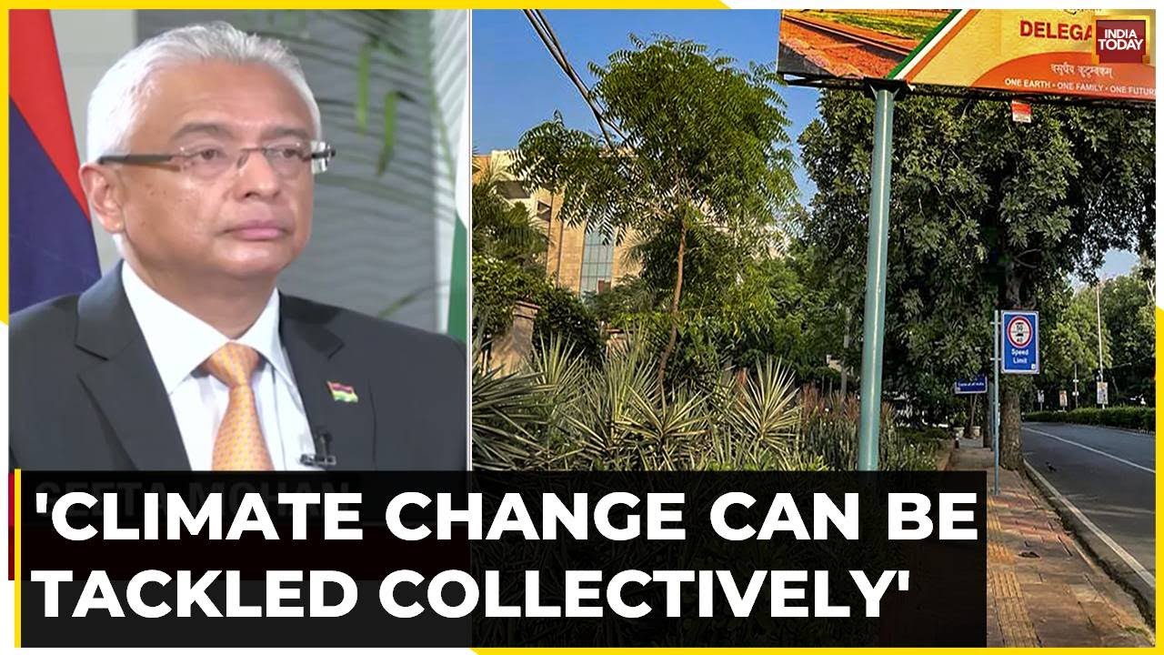 ⁣Mauritius PM Talks About Climate Change And Its Impact On Island Like Countries