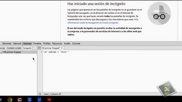 How to create a snippet in Google Chrome DevTools