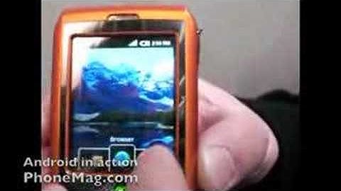 Real Android powered phone demo and hands-on!!!!