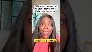 My Kid Sister Is A Snitch