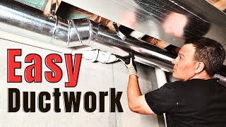 Install Basement Ductwork Yourself! || E4 Finishing a Basement by How I Do Things DIY 18,737 views 11 months ago 5 minutes, 56 seconds