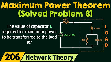 Stelling van maximale vermogensoverdracht (opgelost probleem 8)