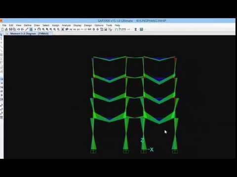 Video (HƯỚNG DẪN SỬ DỤNG SAP2000) KHUNG PHẲNG - YouTube