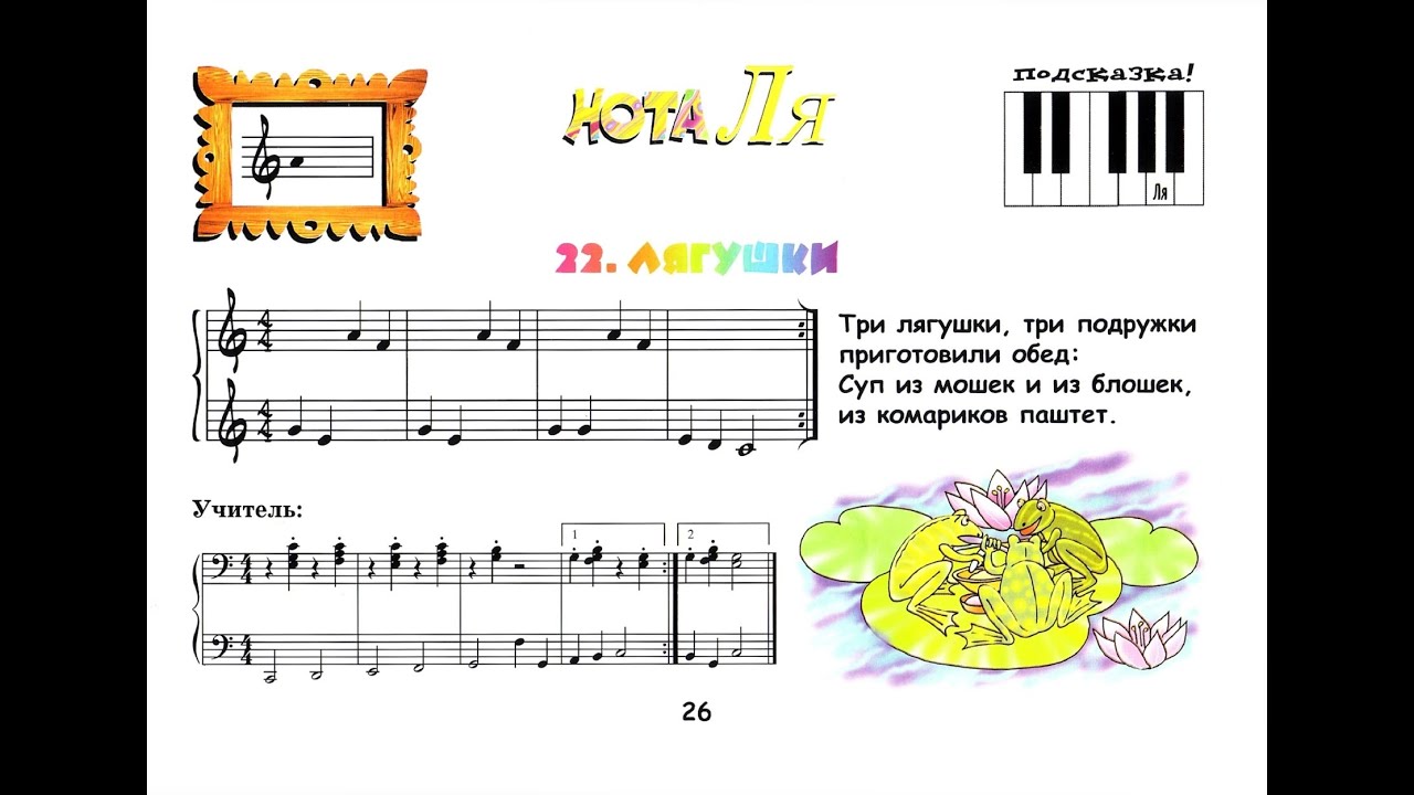 Детская песня три желания. Нотная Азбука для самых маленьких. Ноты лягушка. Азбука игры на фортепиано. Лягушка Ноты для фортепиано.