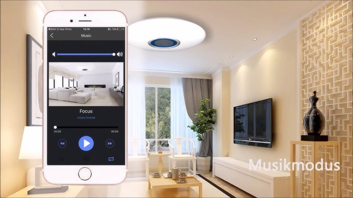 Eindruck Deckenleuchte Livarno Installation Bluetooth Lautsprecher Deckenlampe - Lux mit Unboxing YouTube