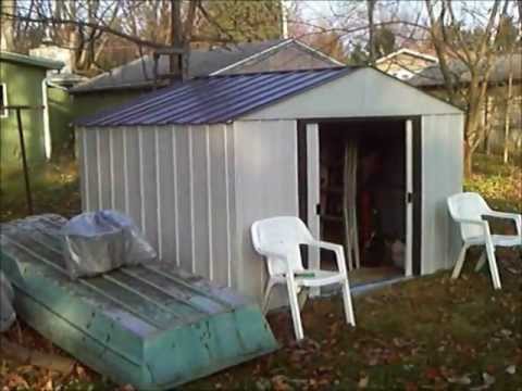 New Arrow Storage Garden Shed - YouTube