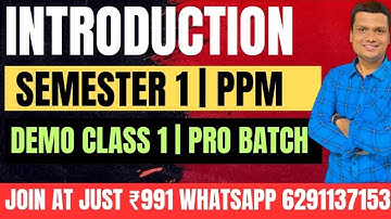 Introduction Lecture -1| Principles of Management| Semester -1 CCF 2024 Batch | Calcutta University