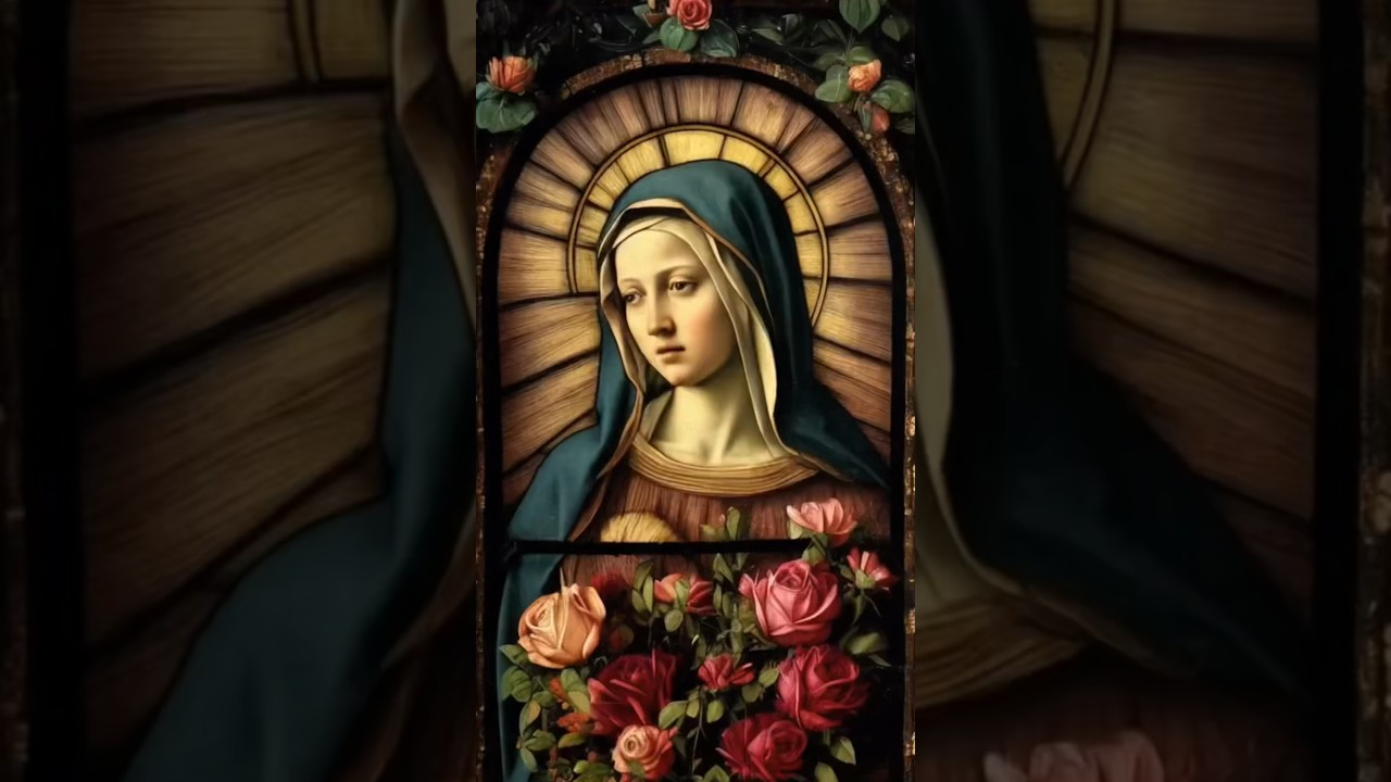 Christian Art ☦️ Stained Glass Animated made in Midjourney
