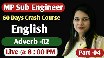 Mp sub engineer crash course | English Pooja  mam  |  mp sub engineer vacancy 2022 |