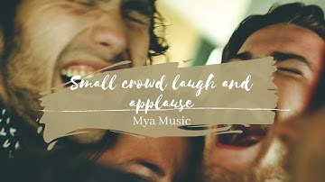 small crowd laugh and applause | sound effect | non-copyright | royalty free