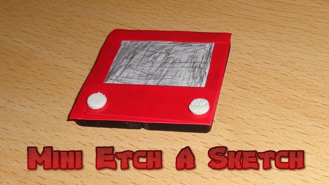 Miniature Etch a Sketch - LPS Crafts & Doll Crafts 