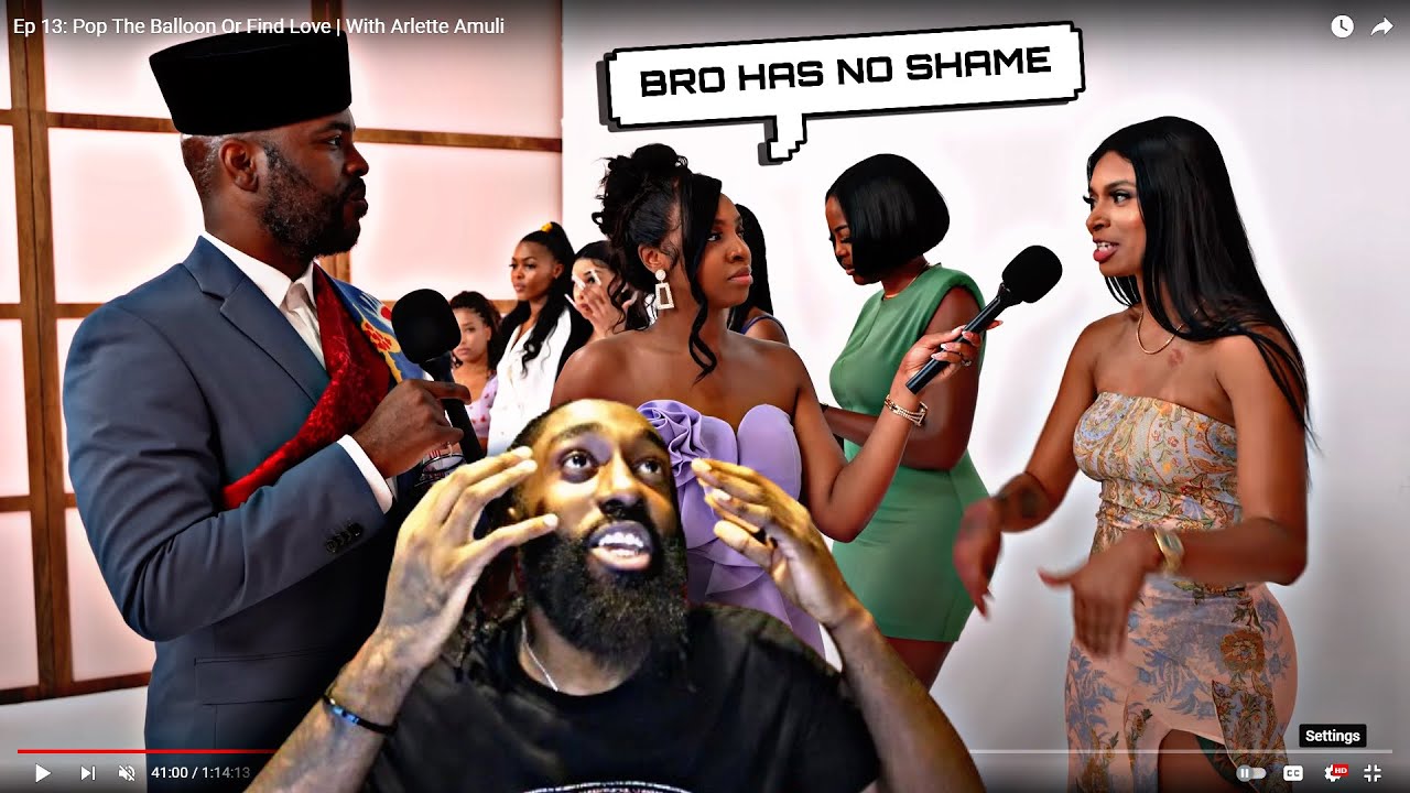 A JAMAICAN MAN ROASTED HER WIG ON THIS POP THE BALLOON!!