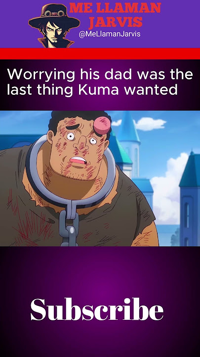 Even in pain, Kuma kept quiet His father had carried enough burdens already #kuma  #onepiece