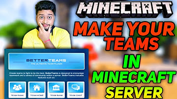 How To Make Teams in Minecraft Server | How To Use Better Teams Plugin | Better Teams Plugin