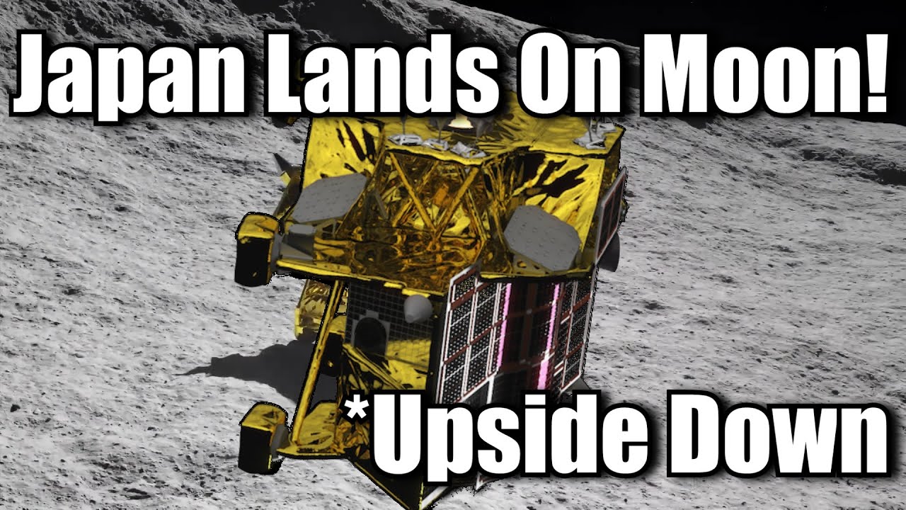 Japan Lands On The Moon Upside Down Astrobotics Moon Lander Lands On Earth