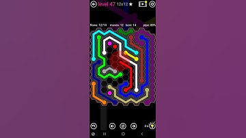 How To Solve Flow Free Hexes 12x12 Mania Level 47 Board Walk Through Solution Walkthrough