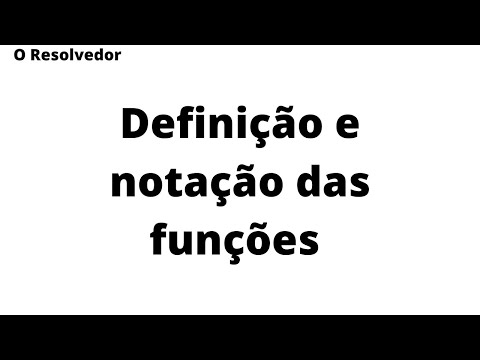 13  Definição e notação de função   forma algébrica