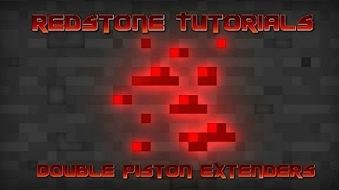 Tileable Double Piston Extenders Infinitely Expandable! (1 wide celling, floor, and wall)
