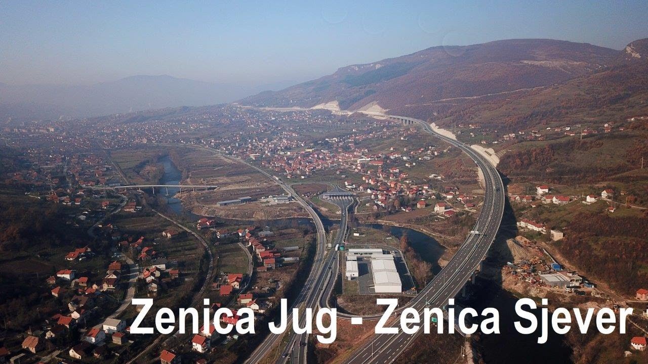 Vožnja Autocestom A1 Zenica sjever - Tarčin - Sarajevo