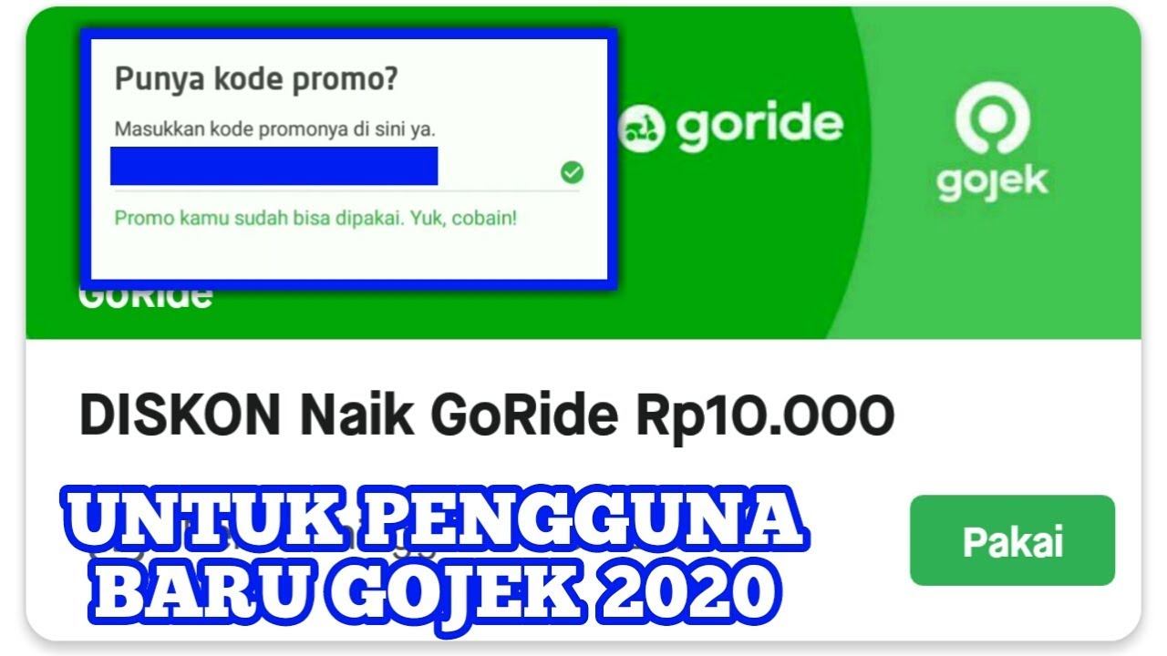 UPDATE Kode Promo Gojek Terbaru 2020!! - YouTube