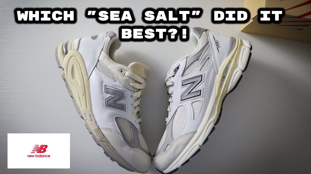 New Balance 990v2 vs. 990v3 "Sea Salt" - YouTube