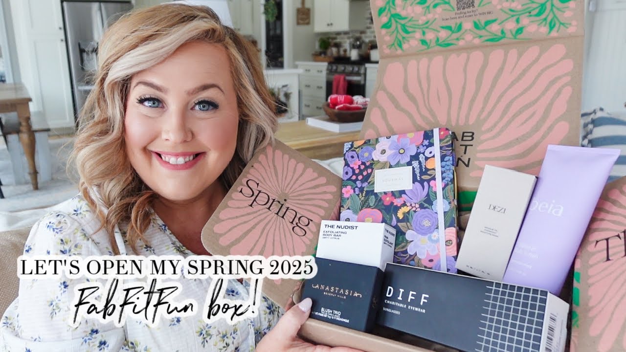 SELF CARE DAY // UNBOX MY SPRING FABFITFUN BOX 2025 WITH ME ...