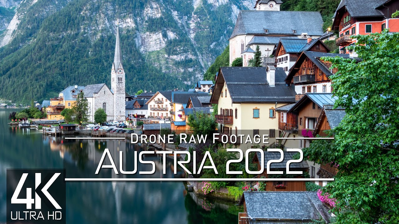 4K】🇦🇹 Drone RAW Footage 🔥 This is AUSTRIA 2022 🔥 Hallstatt 🔥 Lake Wolfgang & More UltraHD Stock YouTube