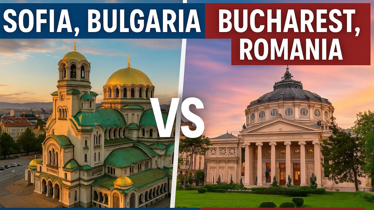 SOFIA Bulgaria 🇧🇬 vs BUCHAREST Romania 🇷🇴 Which Balkan Capital is MORE STUNNING? 😱 