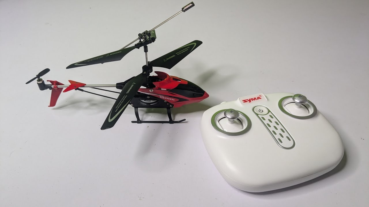 RC S5H 3CH 2.4GHZ Hover Function Remote Control Helicopter Unboxing and Testing