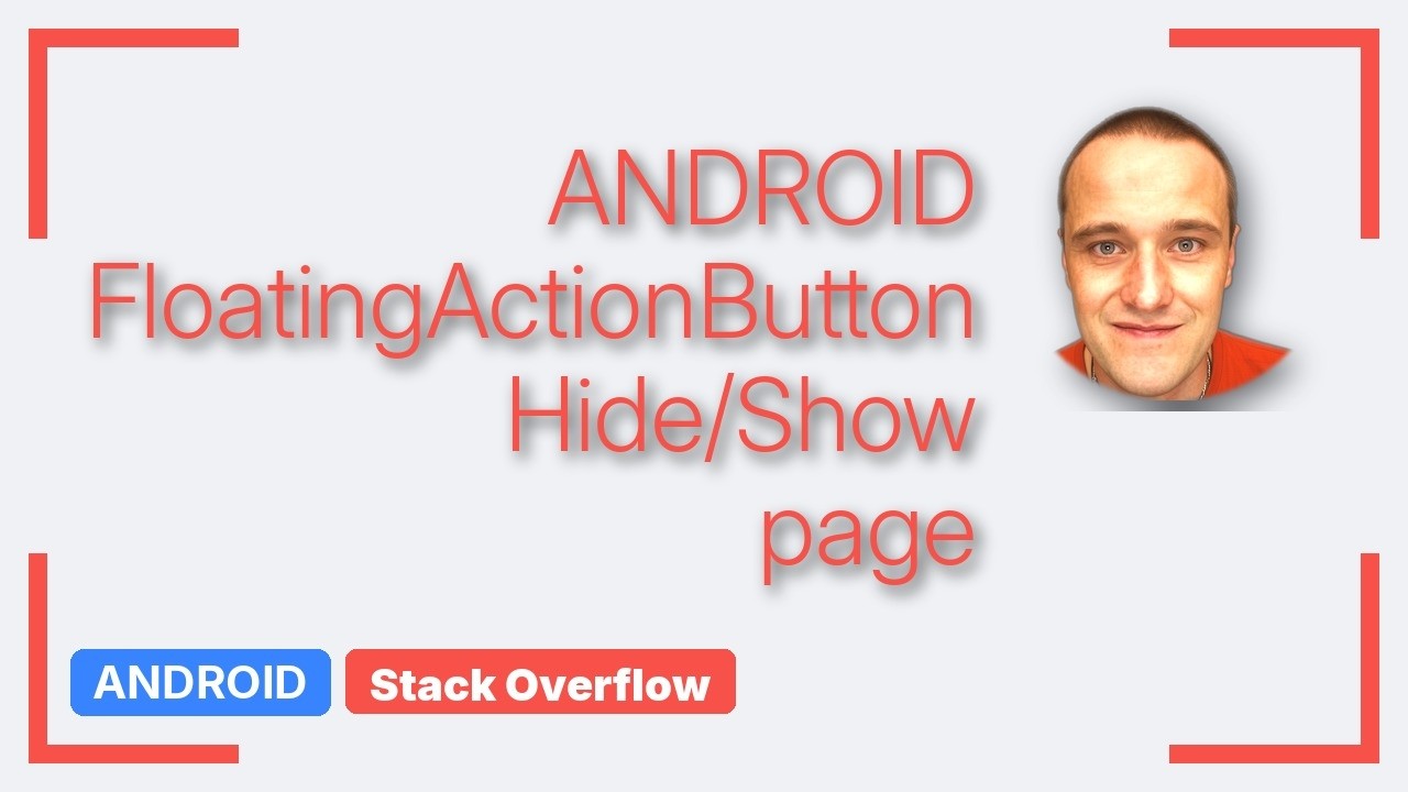 Android FloatingActionButton Hide/Show On Page Change - YouTube